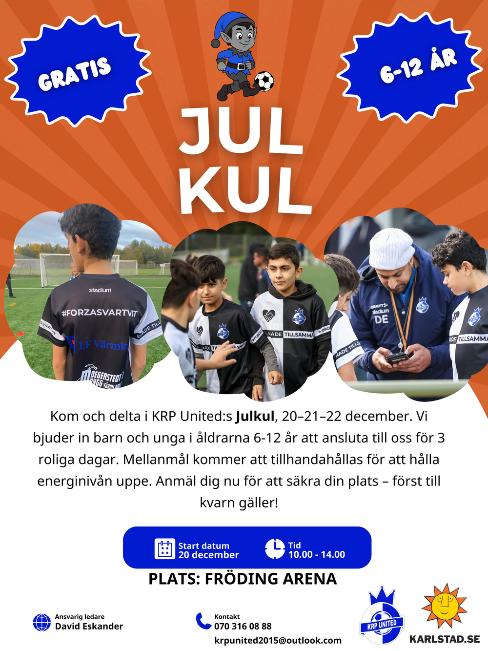 Anmälan till (KRP United:s Julkul)